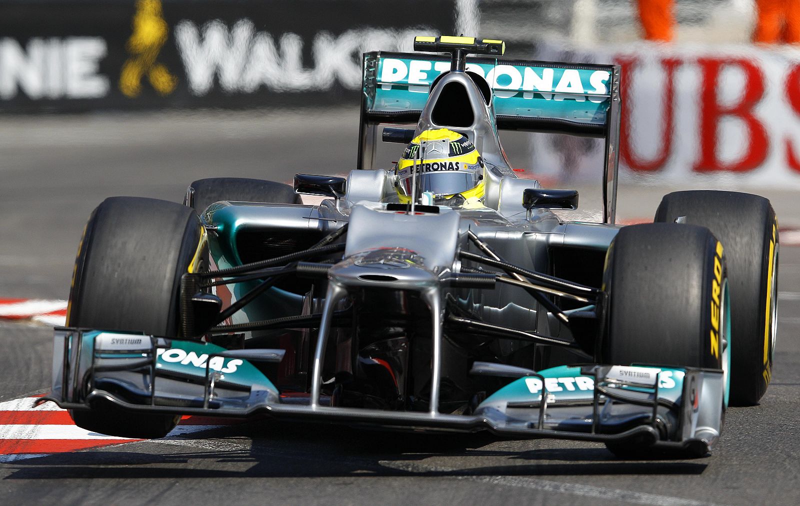 Nico Rosberg en los entrenamientyos del Gran Premio de Mónaco