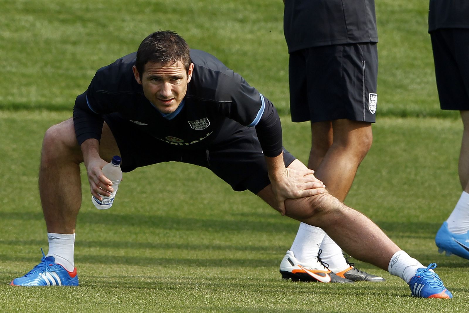 Frank Lampard, en un entrenamiento reciente con la selección inglesa