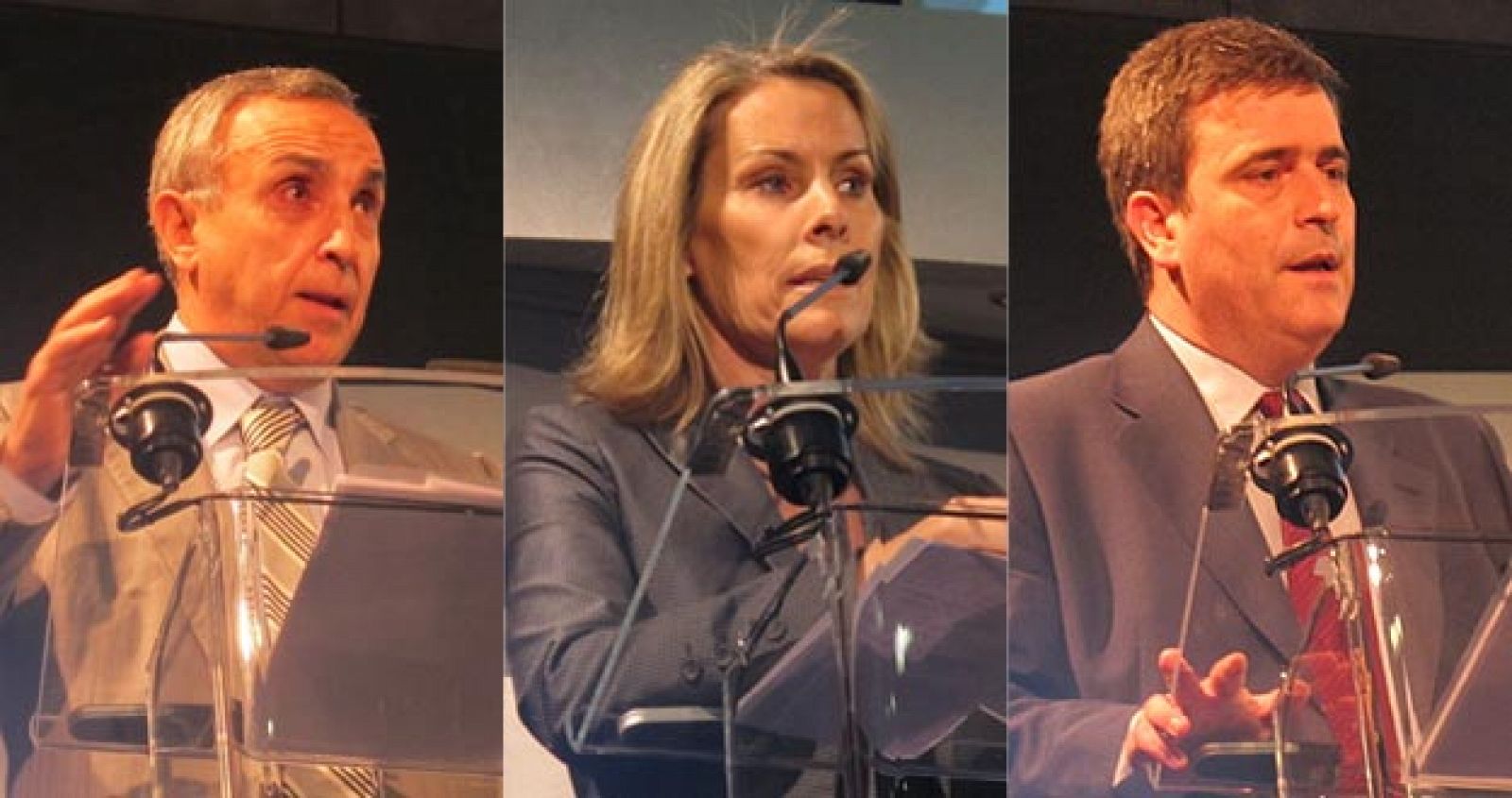 Alejandro Blanco, presidente del COE, Theresa Zabell, vicepresidenta del COE, y Miguel Cardenal, Secretario de Estado para el Deporte.