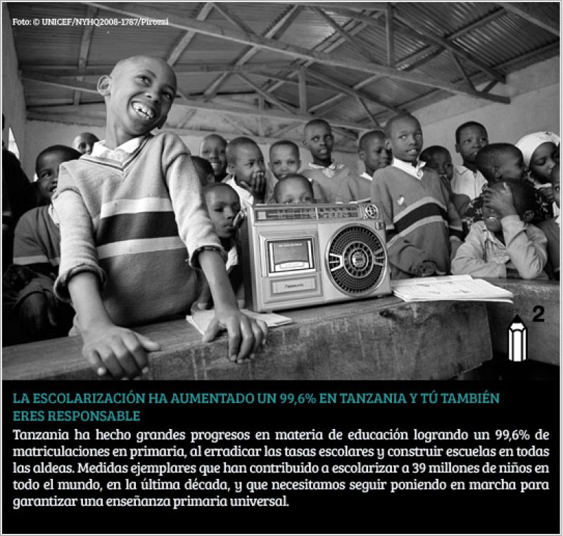 La escolarización ha aumentado en Tanzania un 99,6%