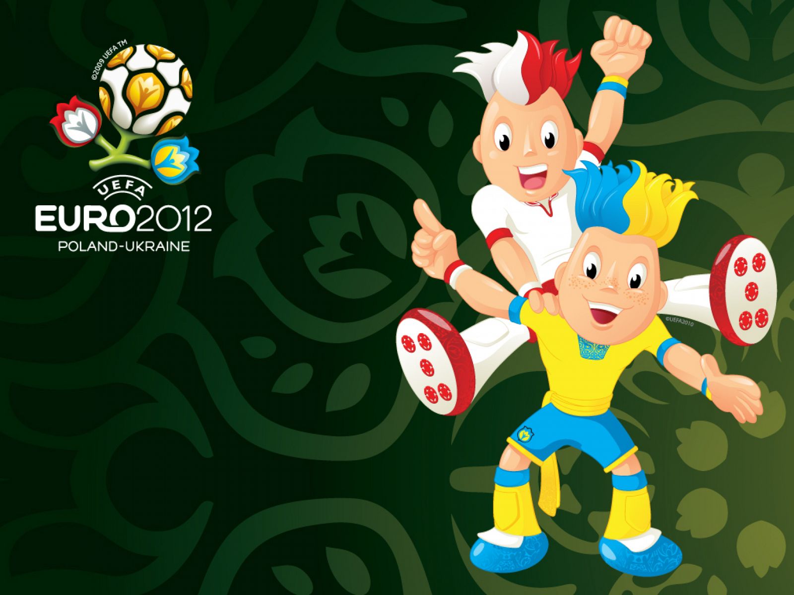 Las mascotas de la Eurocopa 2012