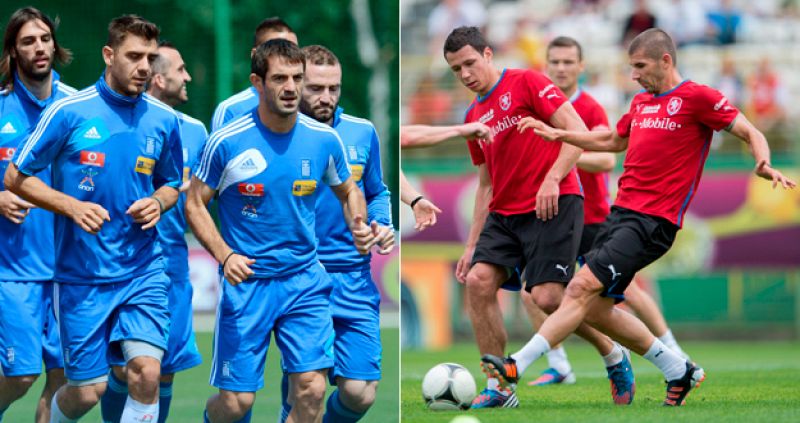 Grecia y República Checa se enfrentan en su segundo partido de la Eurocopa con la necesidad de ganar para seguir aspirando a la clasificación.
