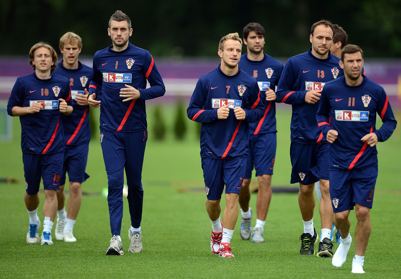 Entrenamiento de Croacia en la Eurocopa