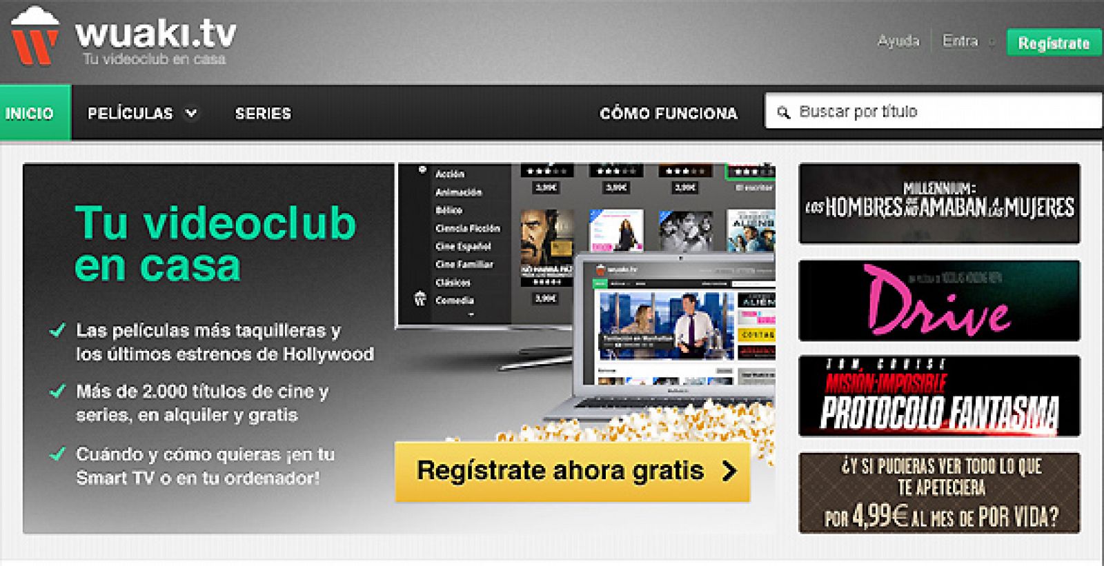 Wuaki.tv se ha convertido en uno de los referentes del sector