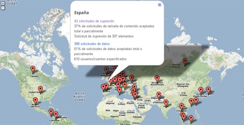 Google ha presentado este lunes su Informe Semestral de Transparencia