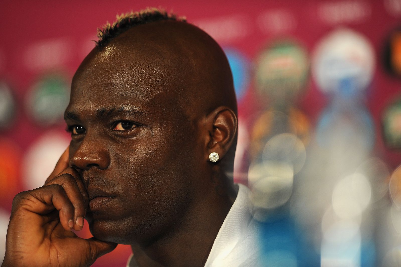 Mario Balotelli, en rueda de prensa.