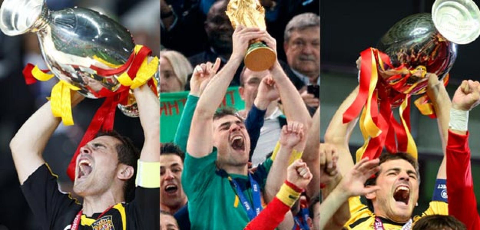 Las tres Copas que ha levantado Casillas