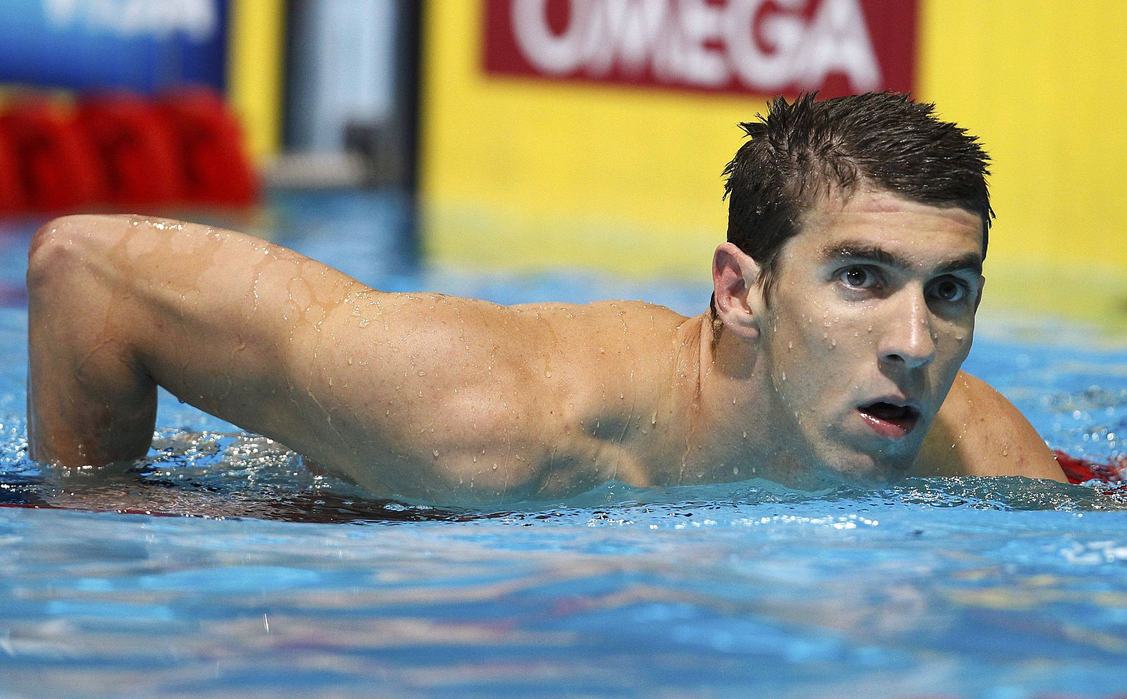 Michael Phelps, en un momento de los 'trials'