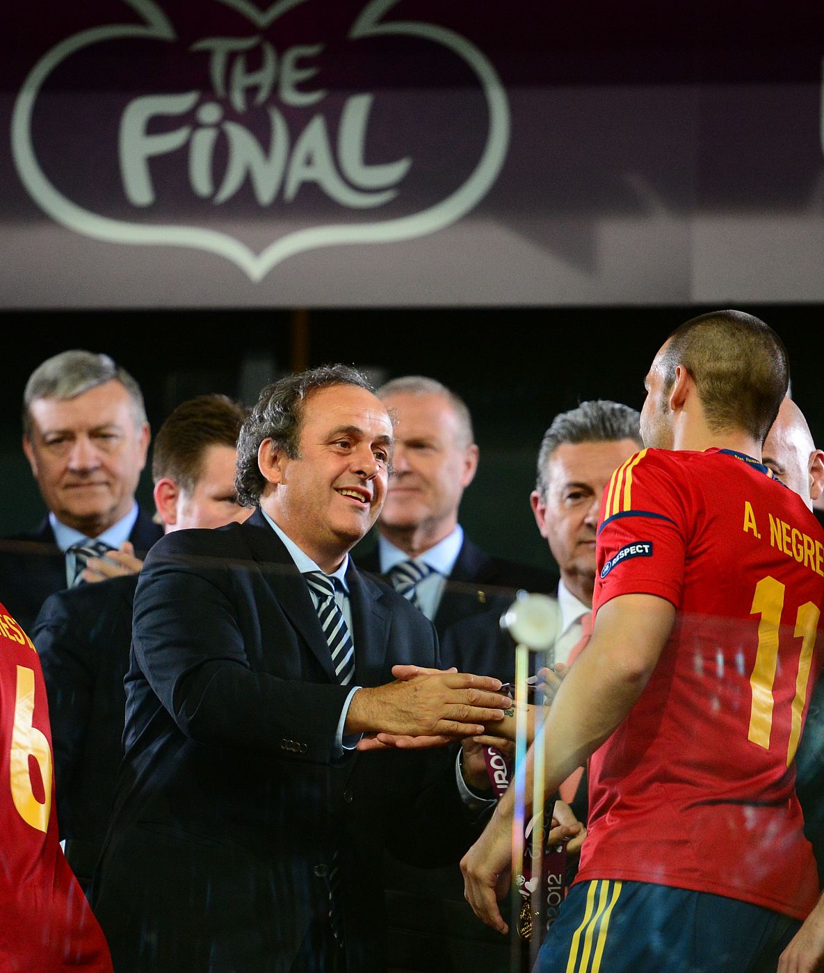 El presidente de la UEFA, Michel Platini.