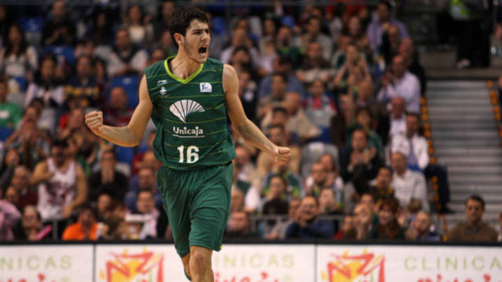 Álex Abrines, en un encuentro con Unicaja