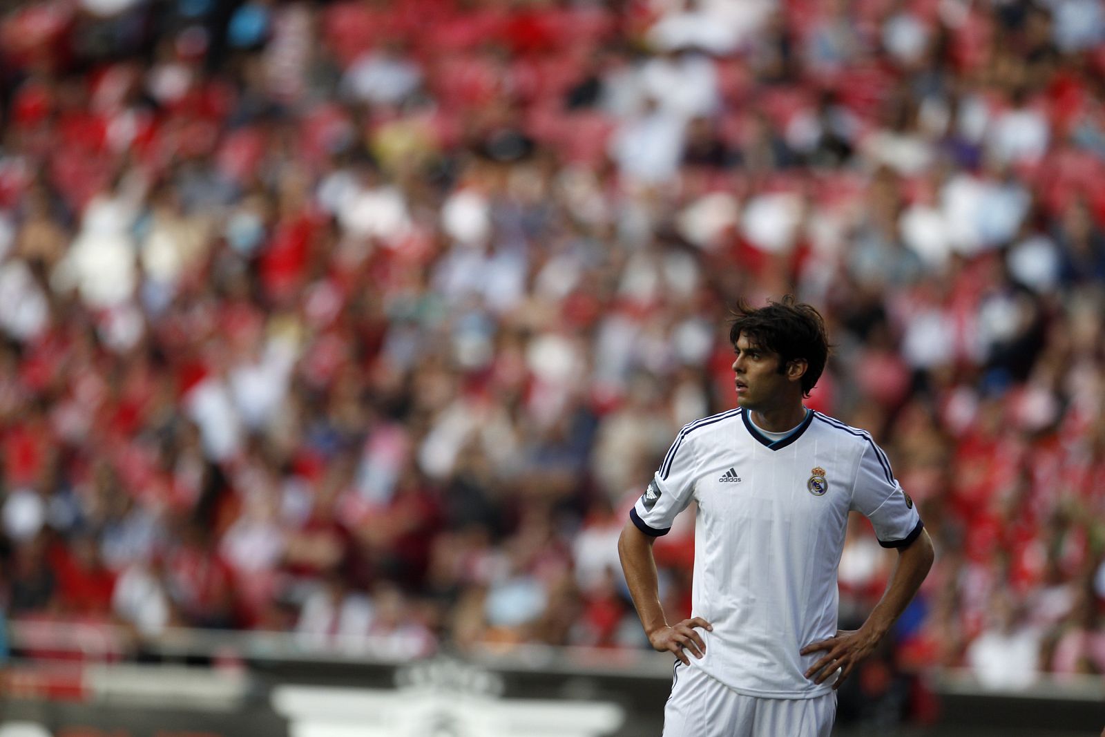 Kaká, en un momento del partido del Madrid frente al Benfica en Lisboa