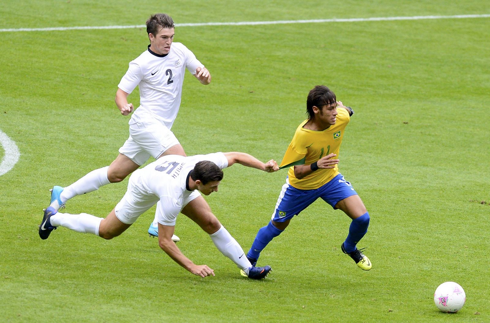 Brasil ganó 3-0 a Nueva Zelanda