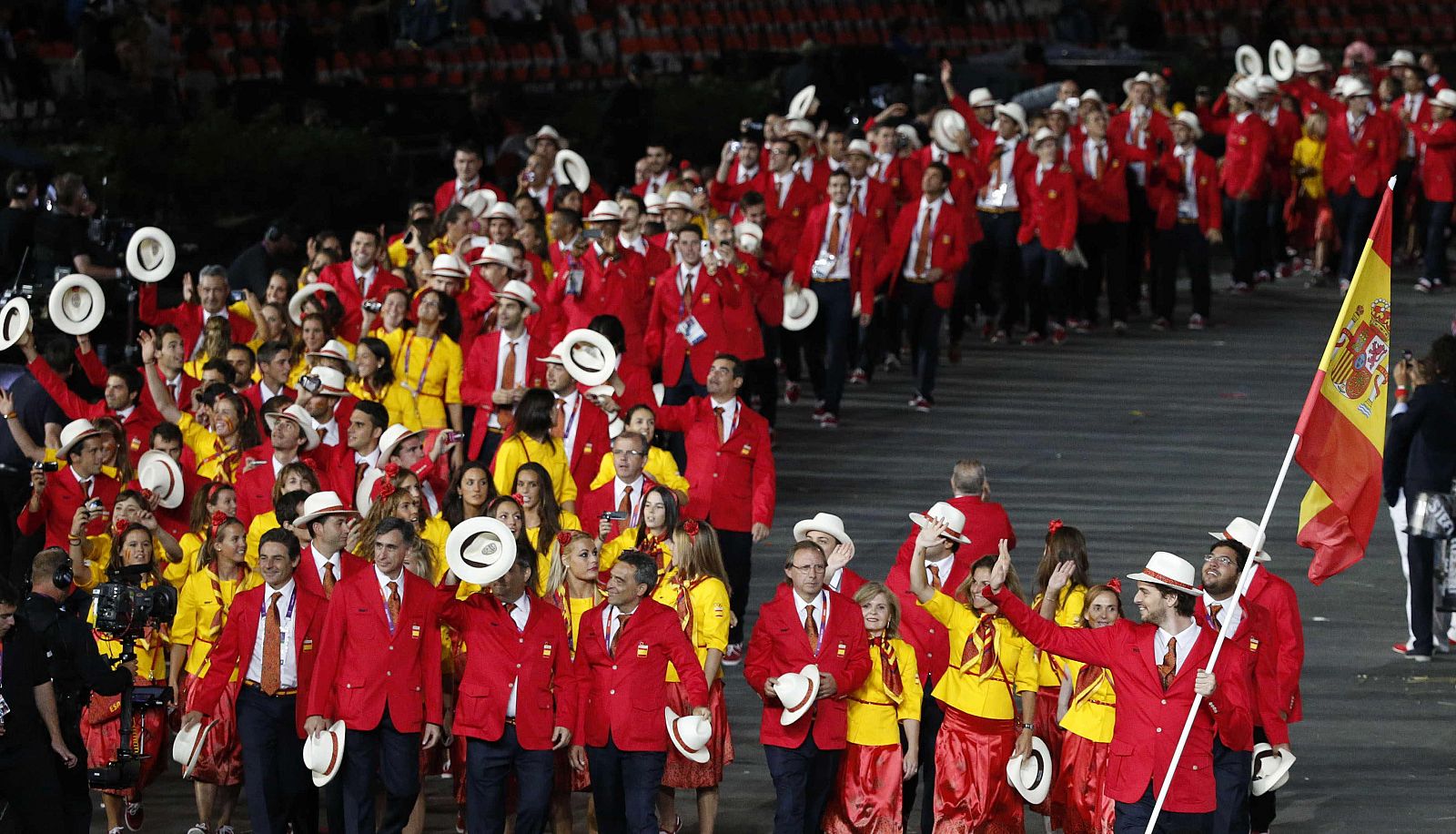 La delegación olímpica española desfila en Londres 2012