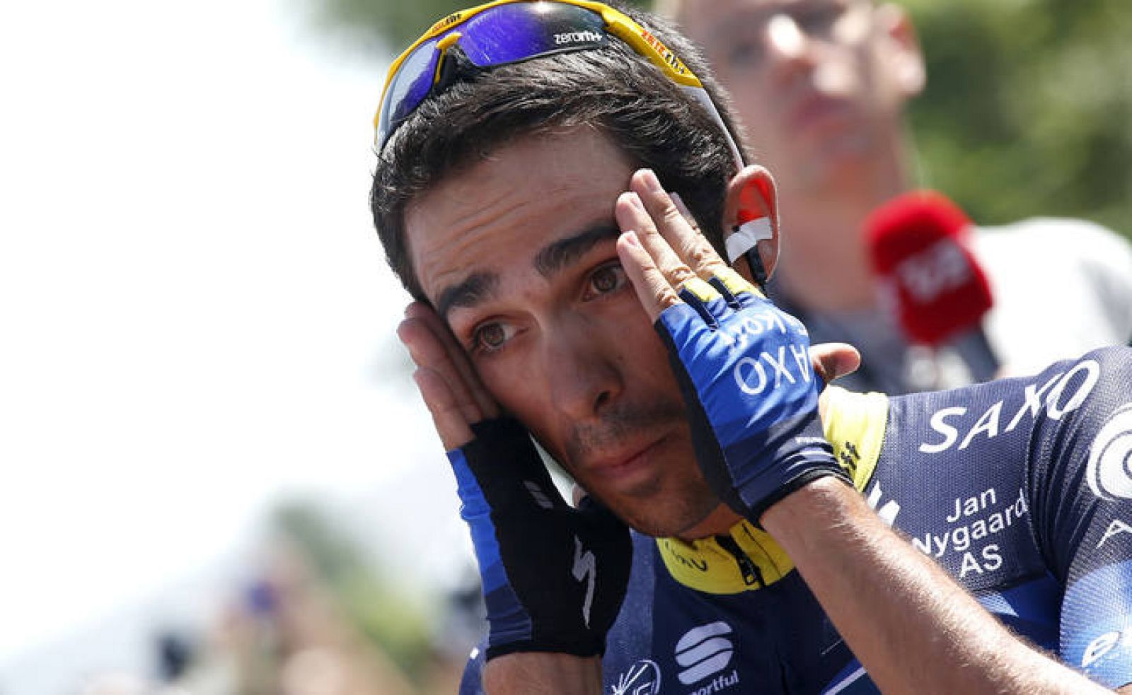 El ciclista español, Alberto Contador