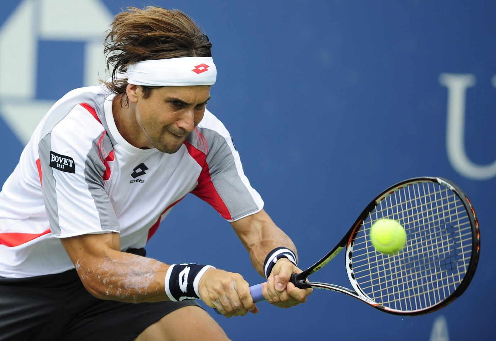 El tenista español David Ferrer ya está en cuartos de final del US Open.