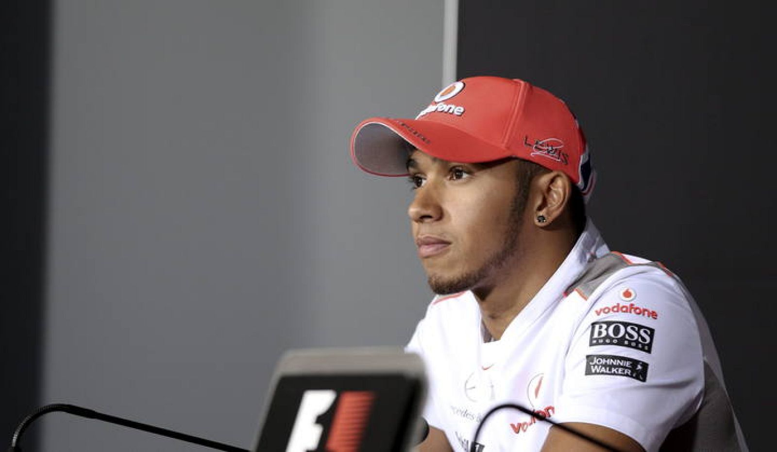 El piloto británico de la escudería McLaren Mercedes de Fórmula 1, Lewis Hamilton