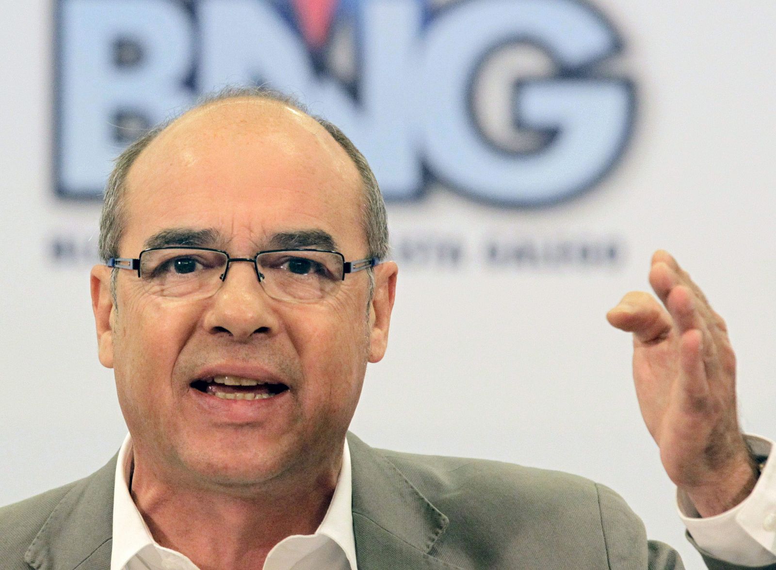 El candidato del Bloque Nacionalista Galego, BNG, Francisco Jorquera