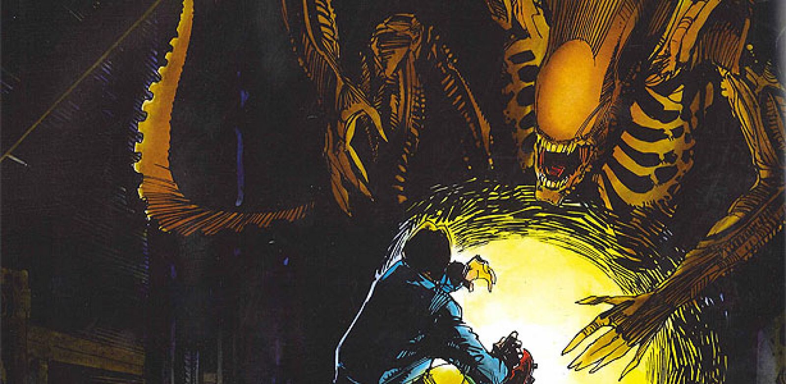 Fragmento de una viñeta de 'Alien: La historia ilustrada' , de Archie Goodwin y Walter Simonson