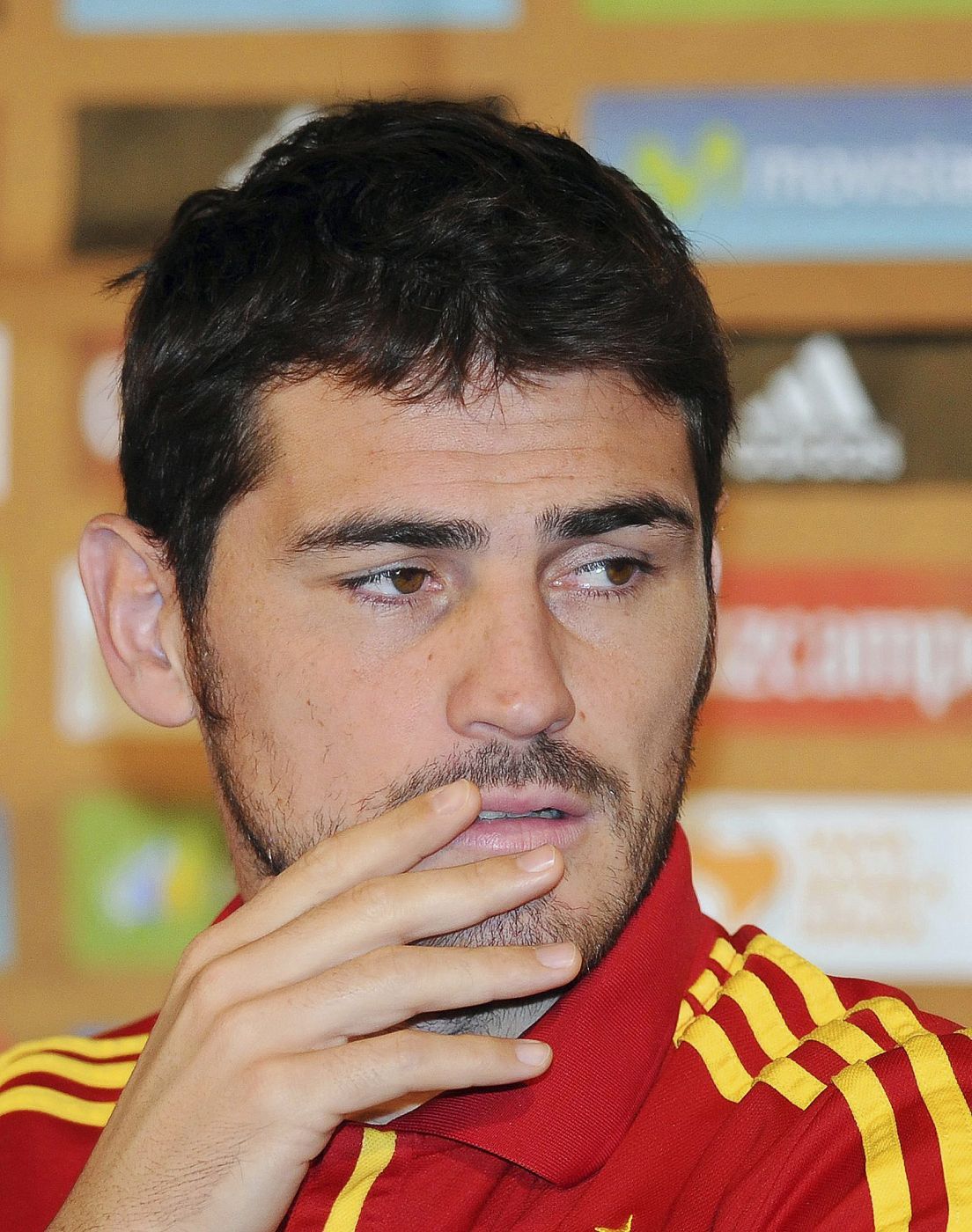 El guardameta del Real Madrid y de la selección española de fútbol, Íker Casillas.