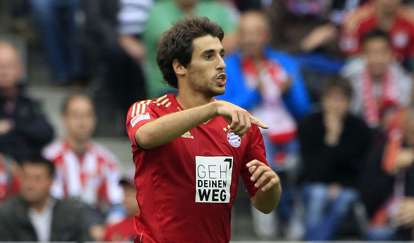 Javi Martínez en un partido de la Bundesliga alemana el pasado sábado