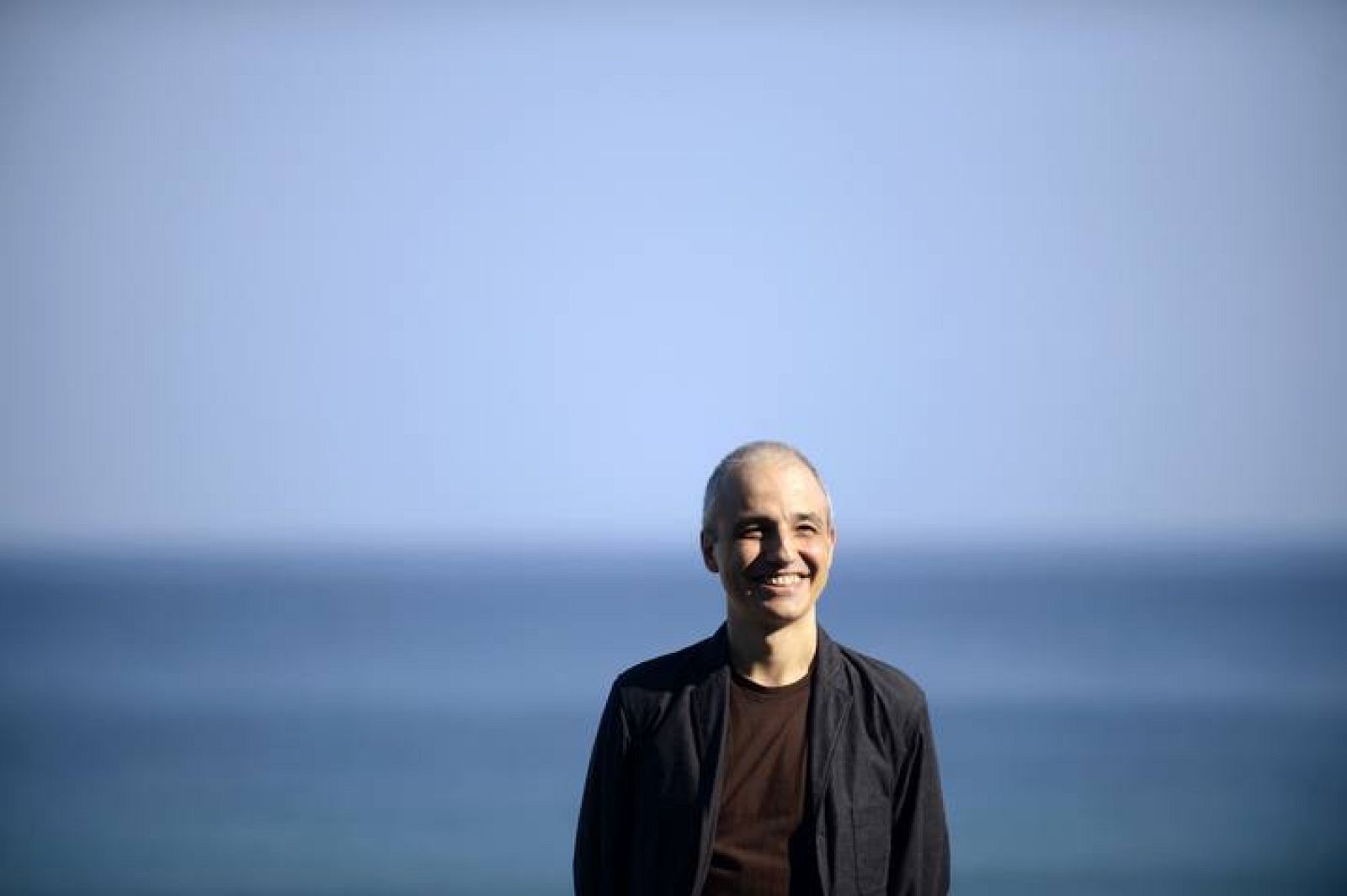 El director español Pablo Berger, durante la presentación de 'Blancanieves' en San Sebastián.