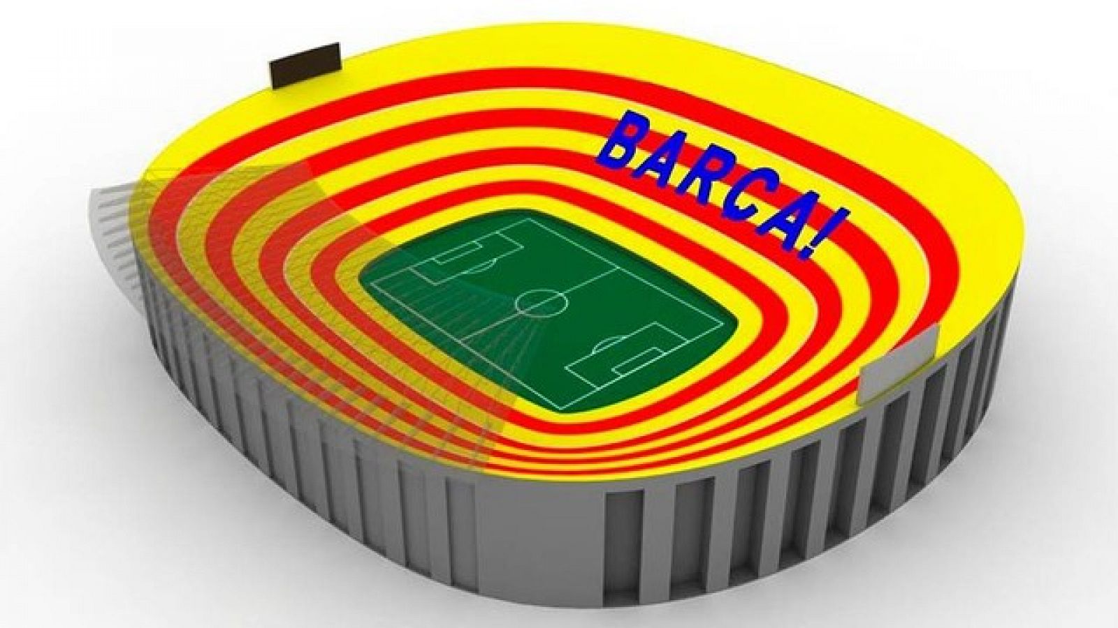 Gráfico del mosaico que ha confeccionado el FC Barcelona y que muestra en su página web.