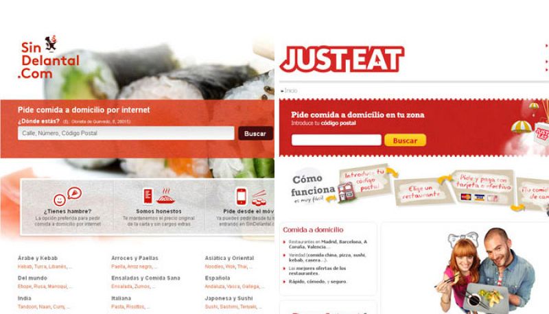 La plataforma de comida a domicilio Just Eat compra SinDelantal