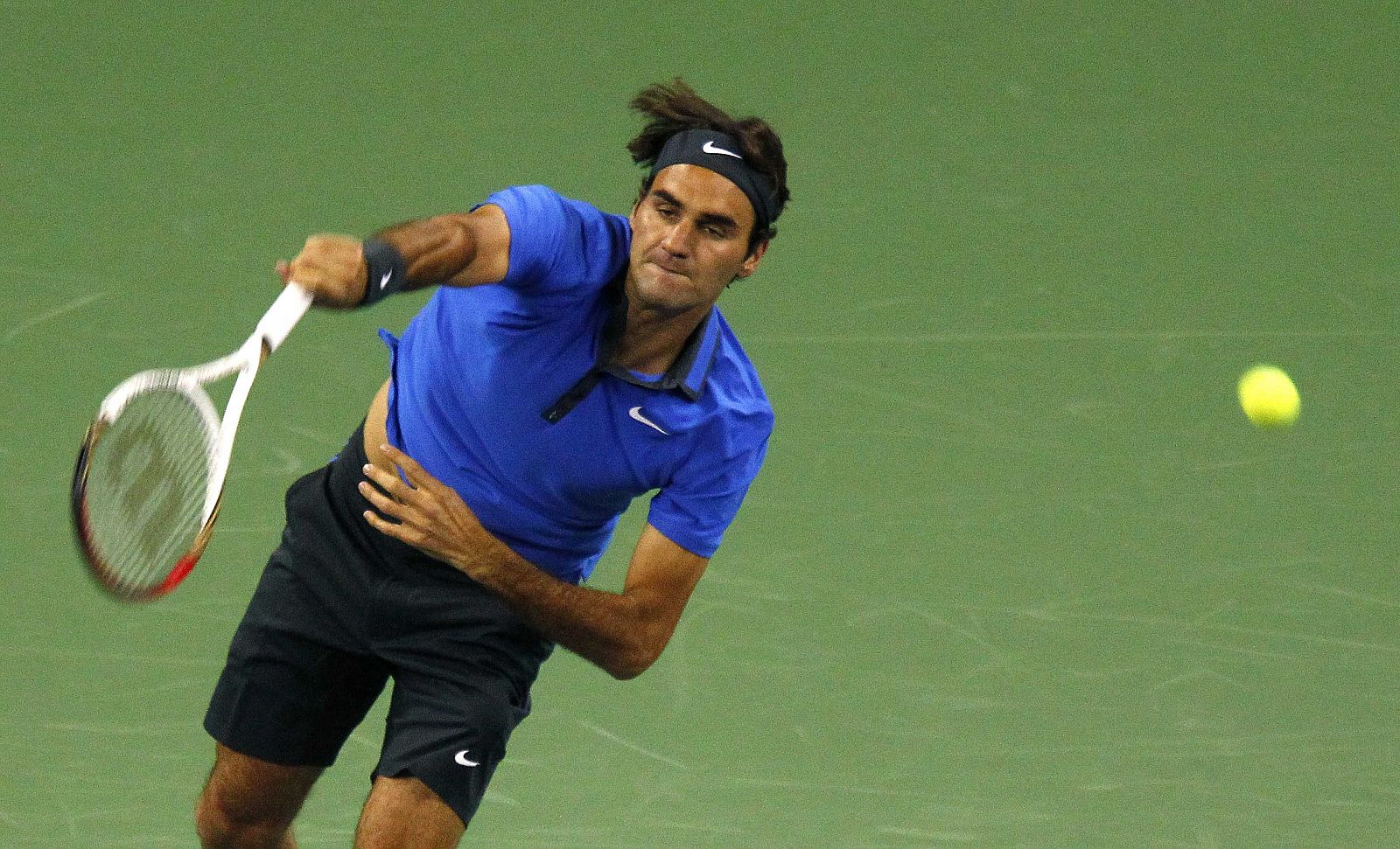 Roger Federer debuta con victoria ante Yen-Hsun Lu en Shanghái.