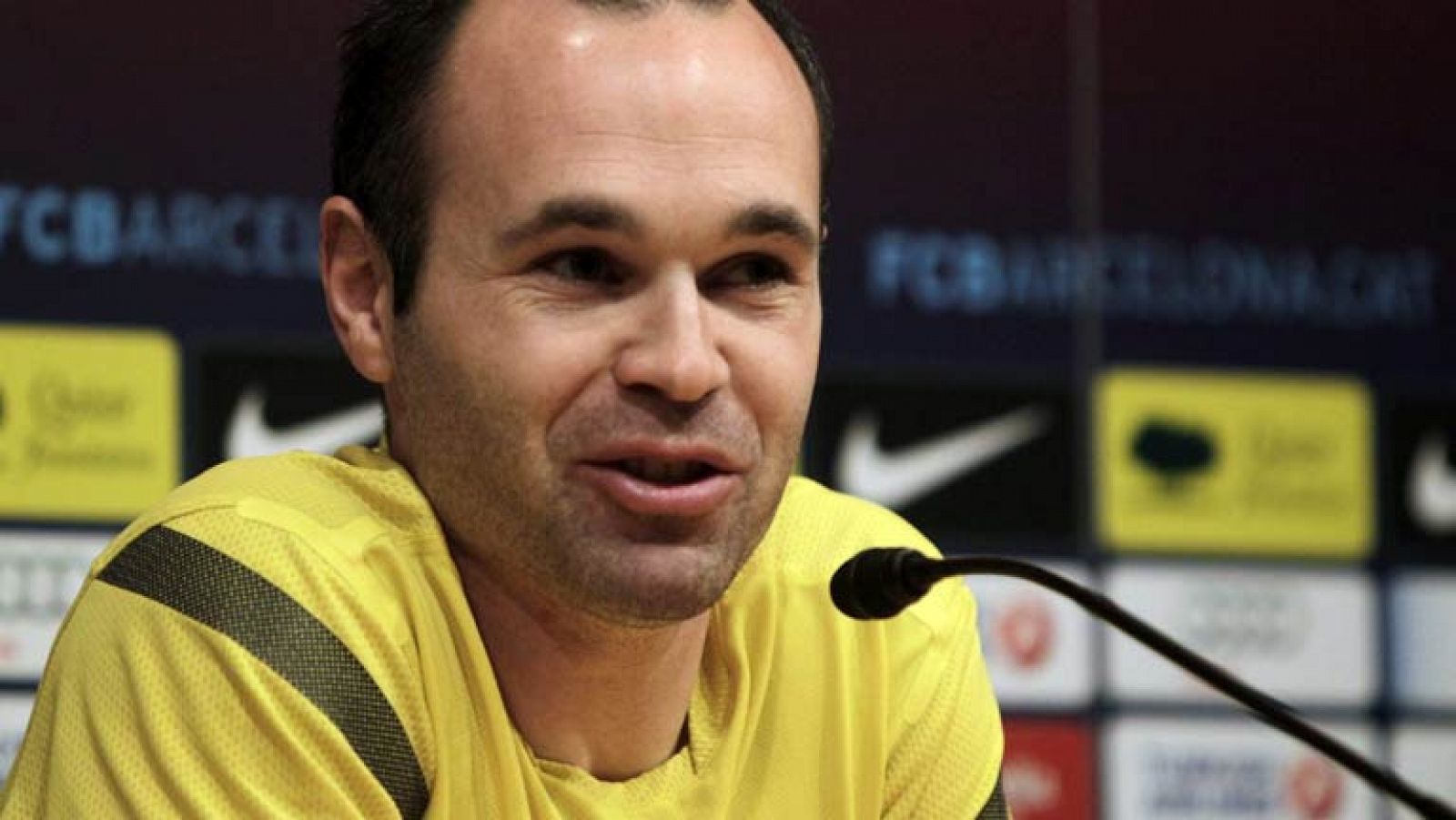 El jugador del FC Barcelona, AndrEl jugador del FC Barcelona, Andrés Iniesta