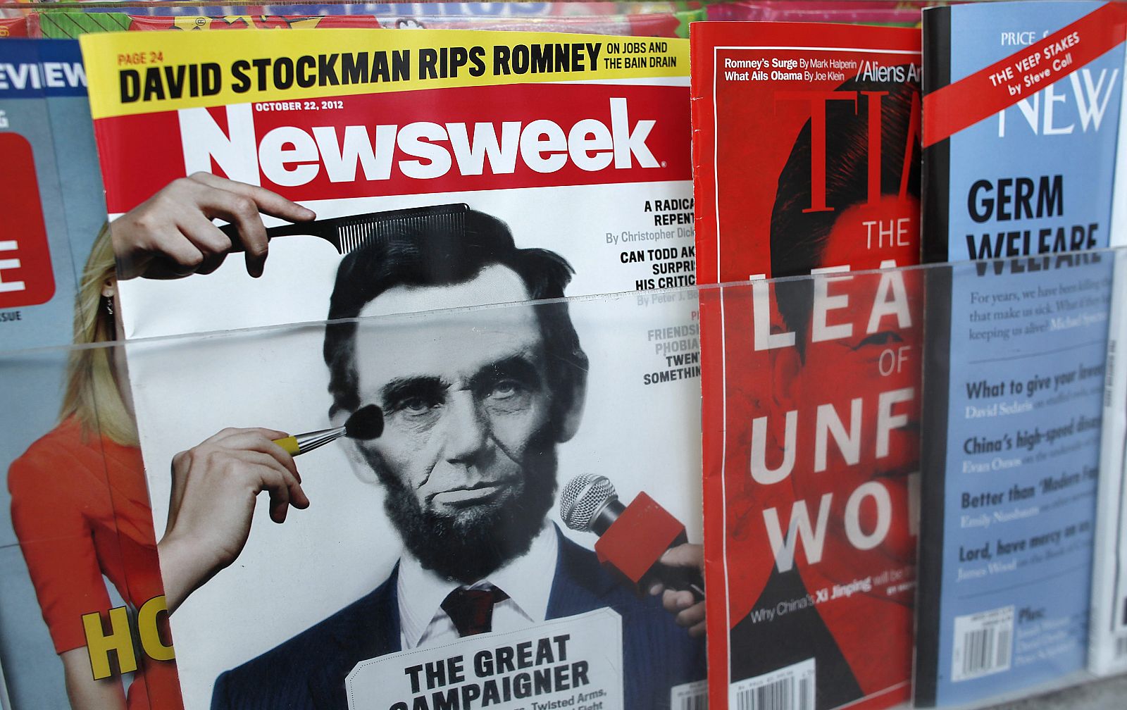 Un ejemplar de la revista Newsweek