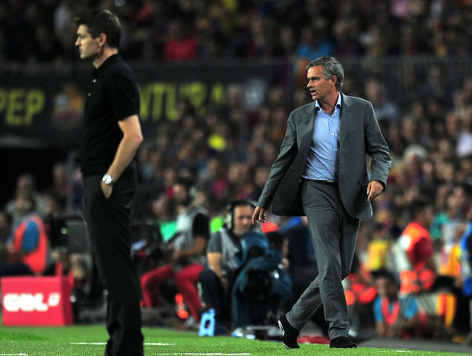 Mourinho con Tito Vilanova