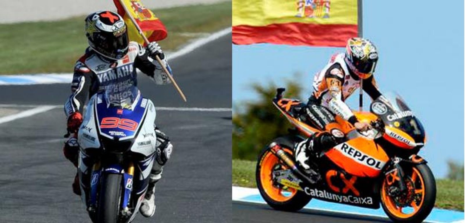 Lorenzo y Márquez, campeones mundiales de motociclismo