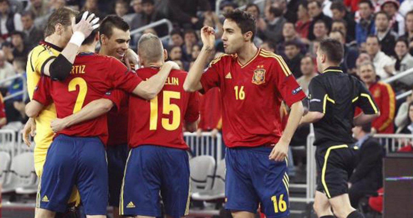 La selección española de fútbol sala.