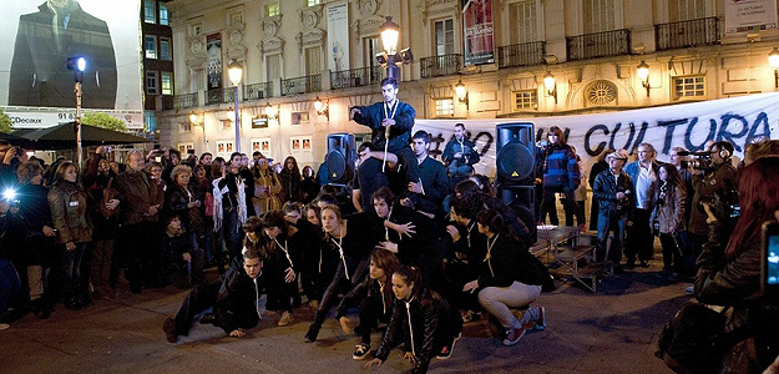 Manifestación en Madrid en defensa de la cultura