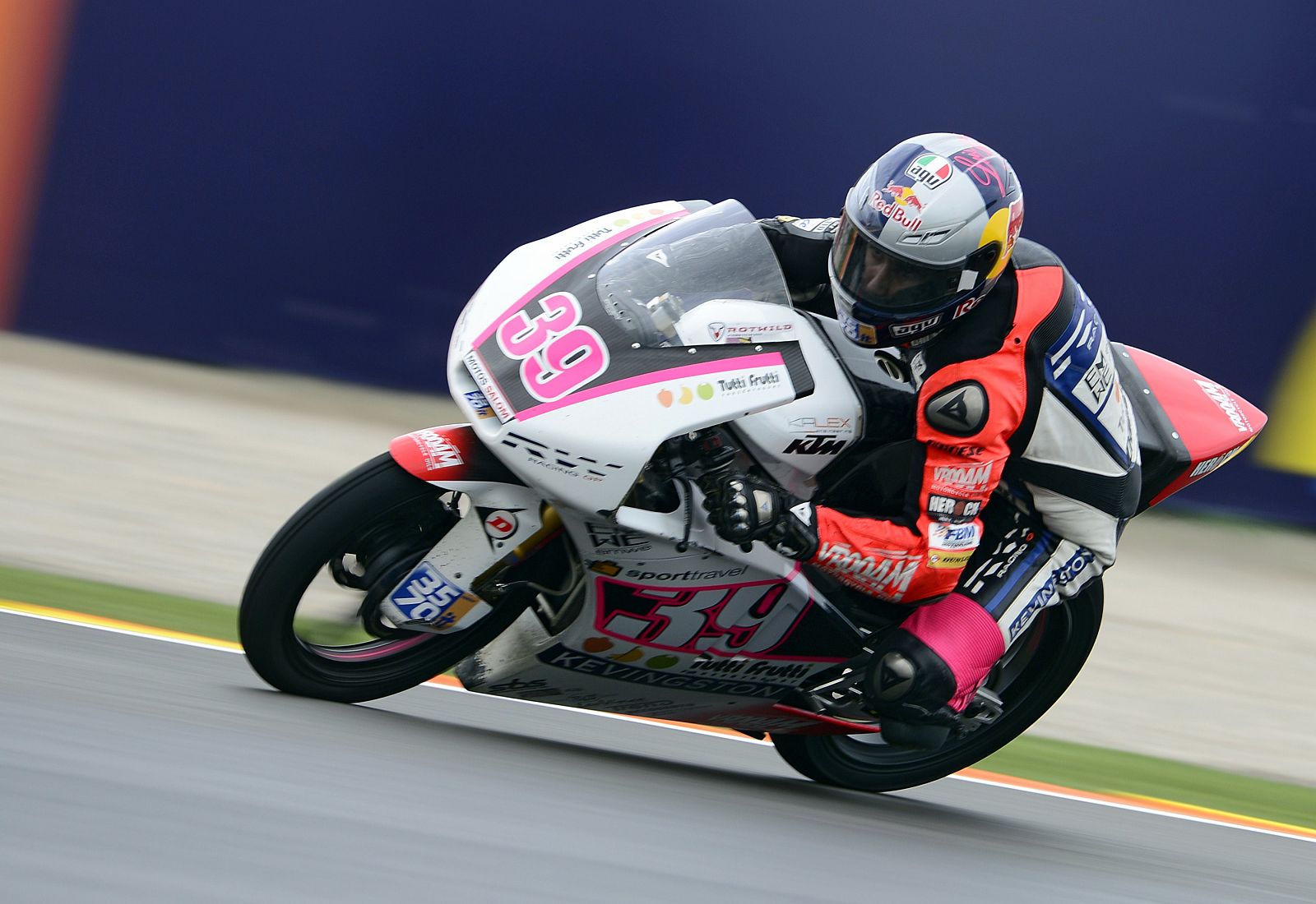 Luis Salom en los entrenamientos del GP de la Comunidad Valenciana