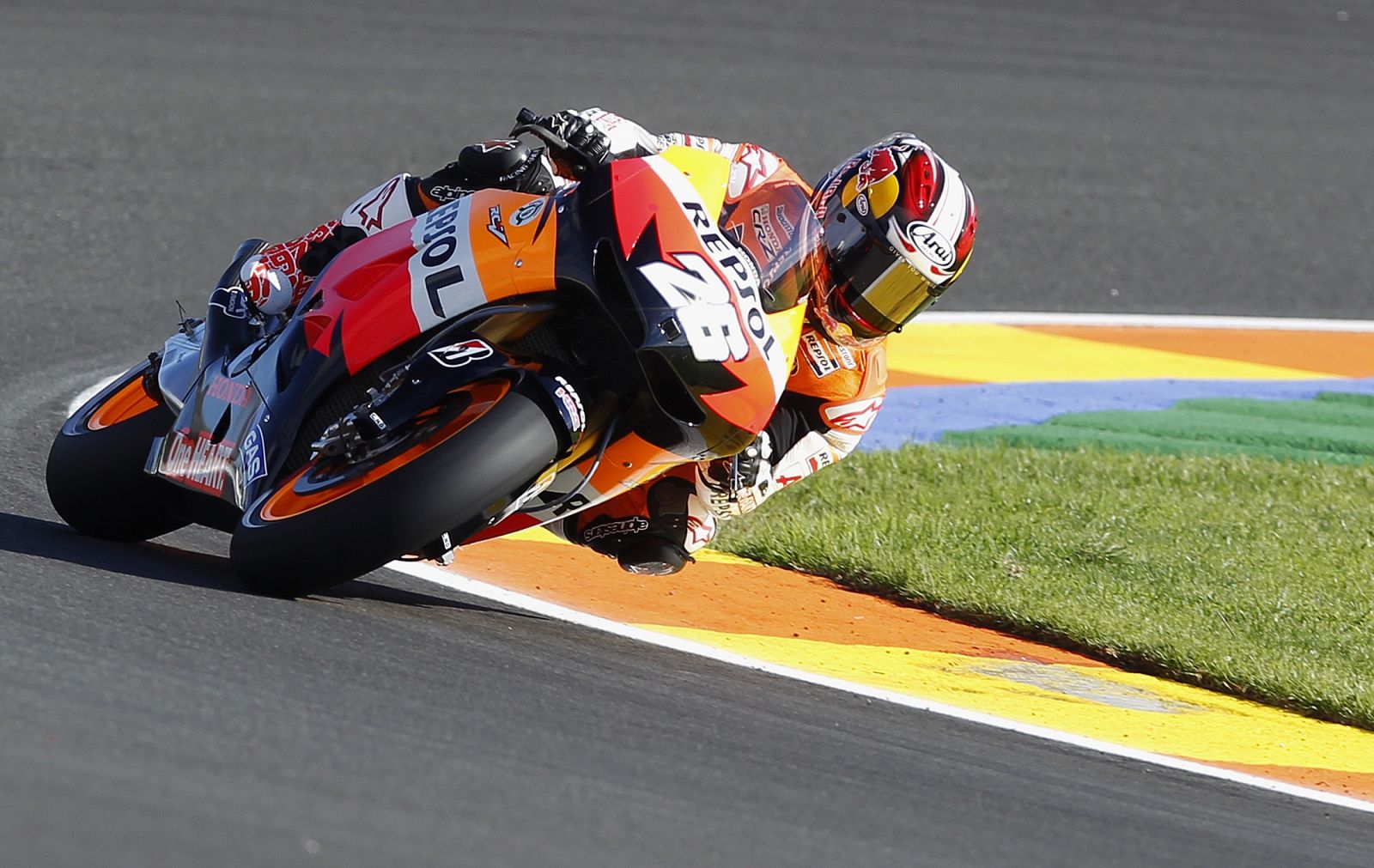 Dani Pedrosa en el GP de la Comunidad Valenciana