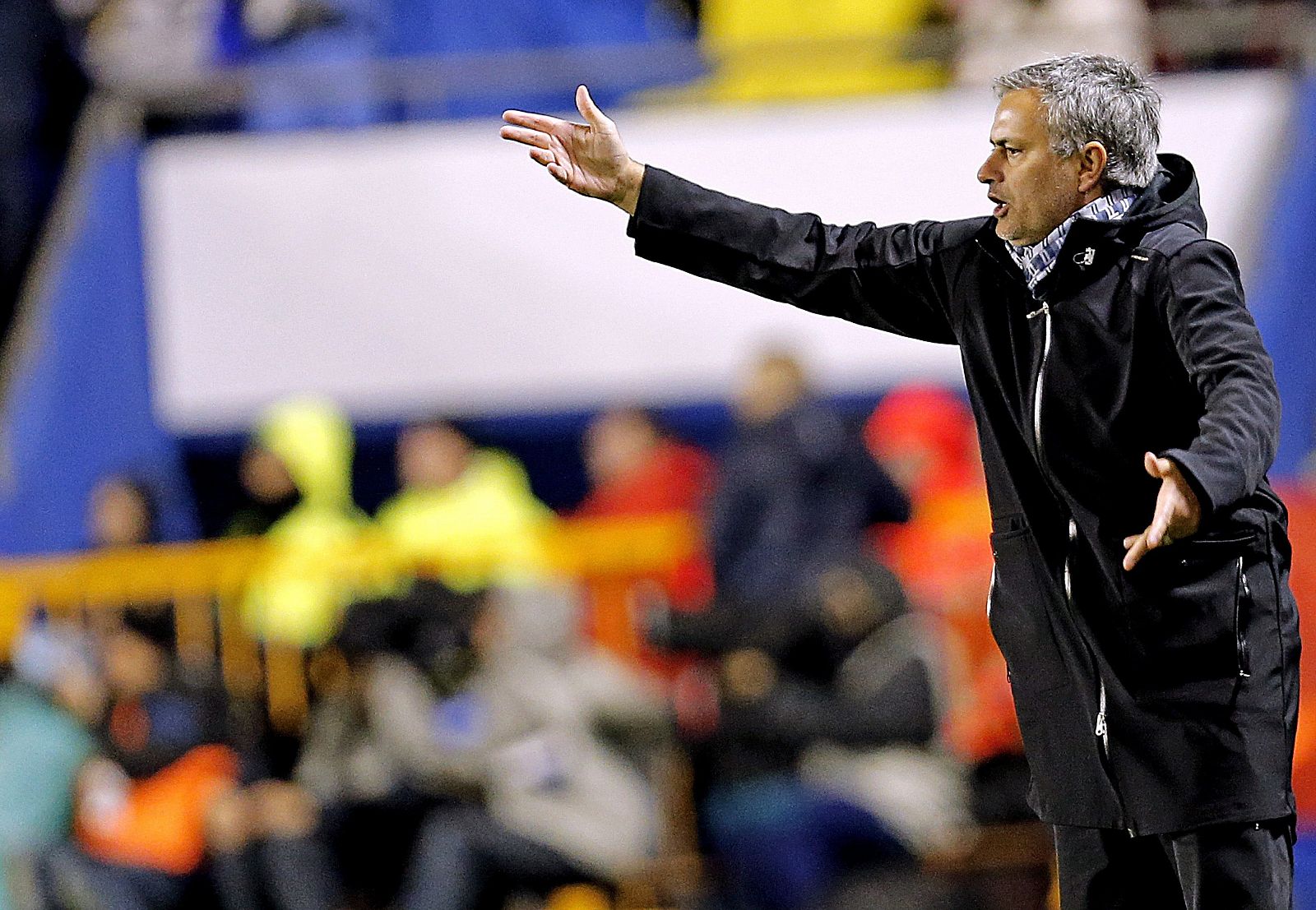 El entrenador portugués del Real Madrid José Mourinho.