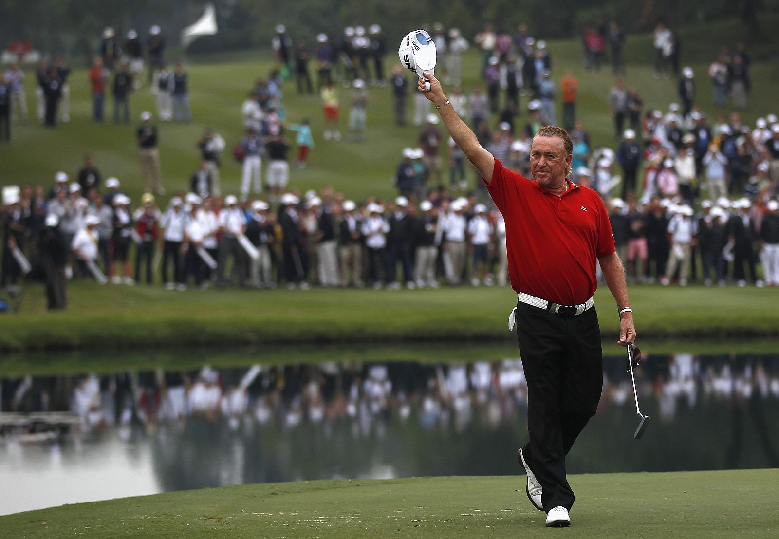 Miguel Ángel Jimenez gana el torneo de golf de Hong Kong