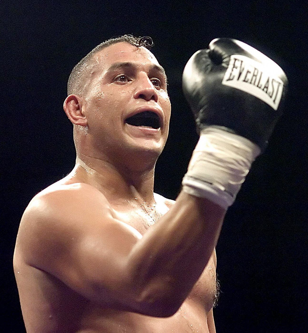 Fotografía de archivo del 9 de julio de 2005 del exboxeador puertorriqueño Héctor "Macho" Camacho durante un combate en Tucson, Arizona (EEUU).