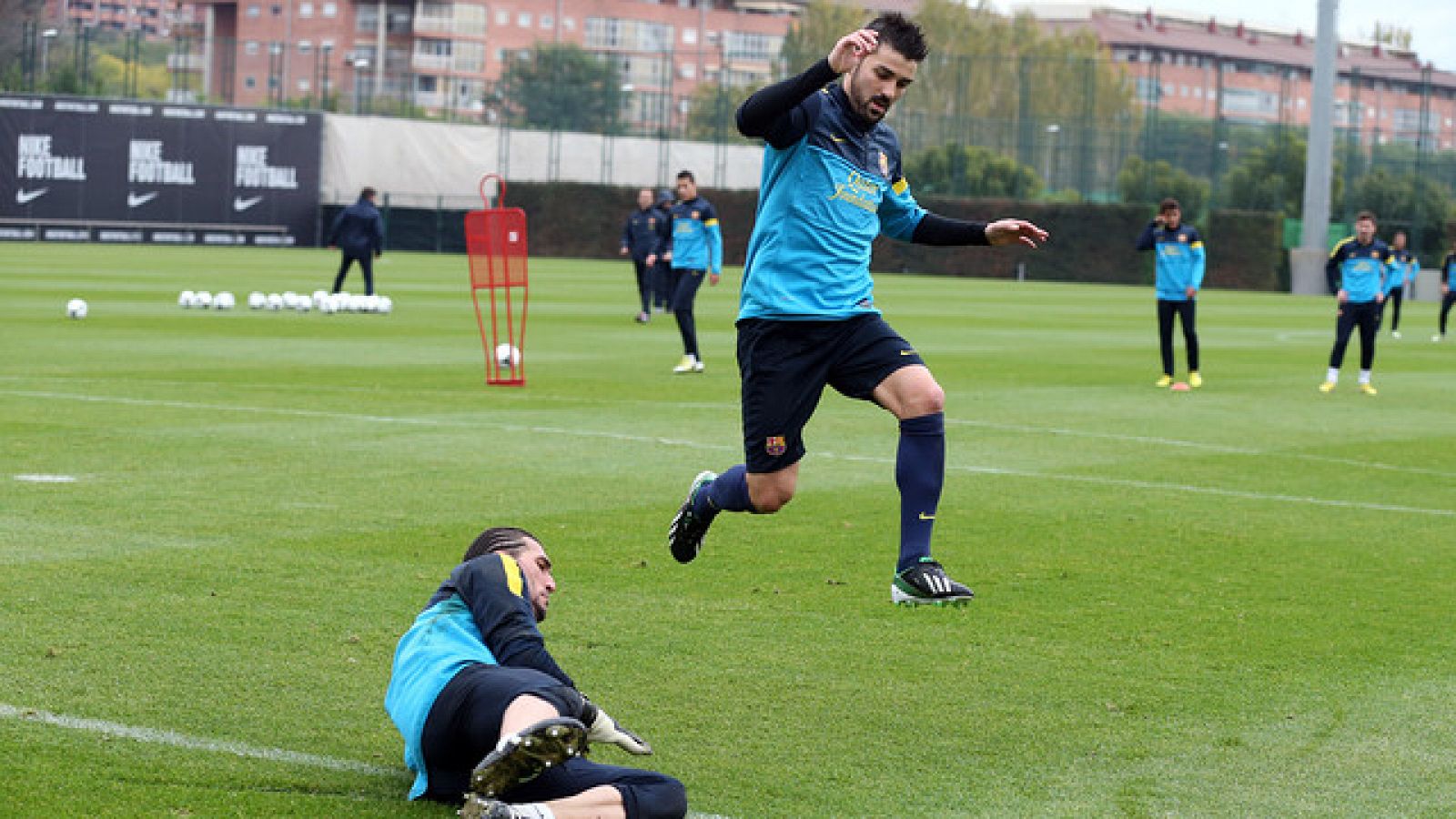 Entrenamiento del Barcelona