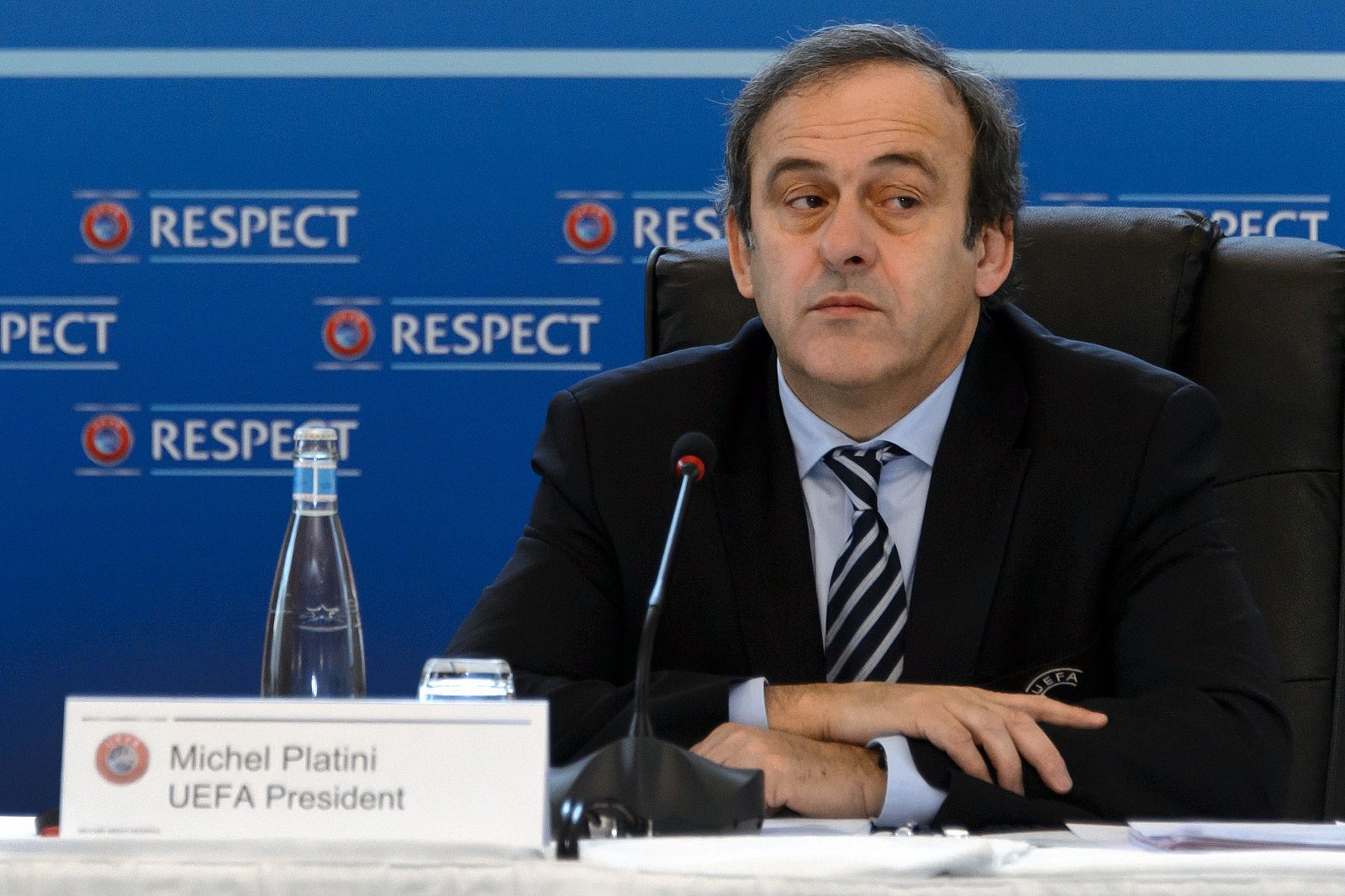 Michel Platini, presidente de la UEFA.