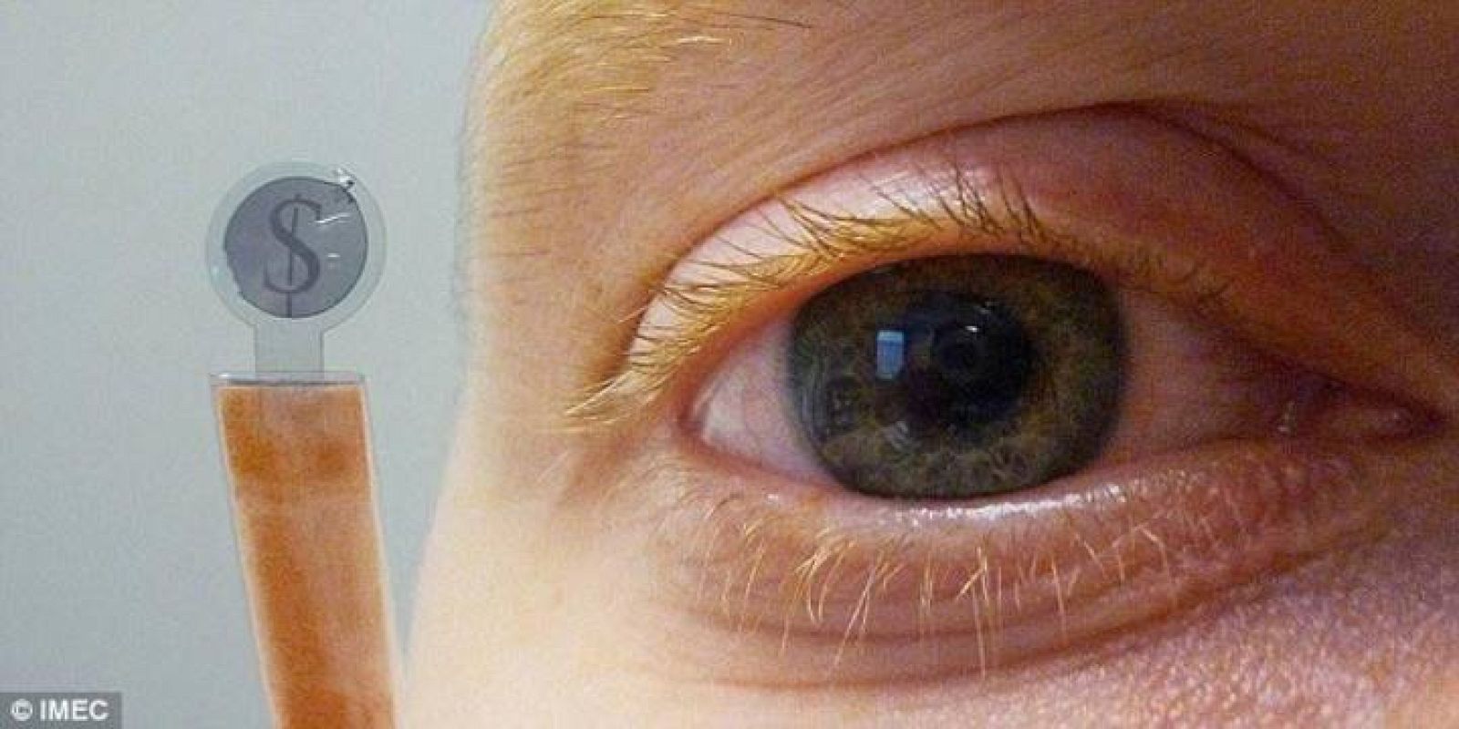  Estas lentillas  llevan incorporada una pantalla LCD de cristal líquido.