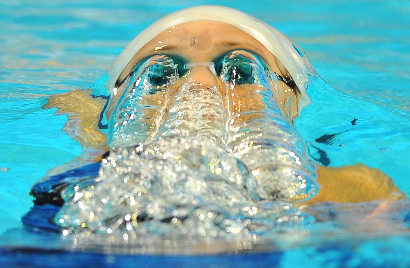 Duane Da Rocha compitiendo en los mundiales de piscina corta de Estambul