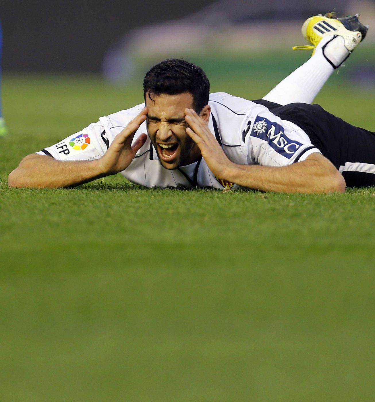 El defensa francés del Valencia Adil Rami.