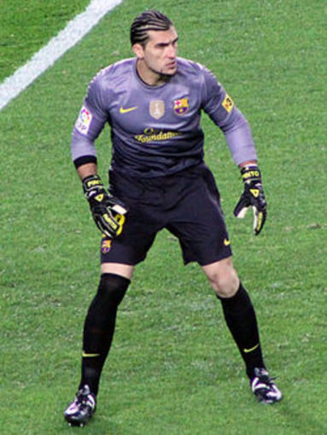 José Manuel Pinto, portero del FC Barcelona.