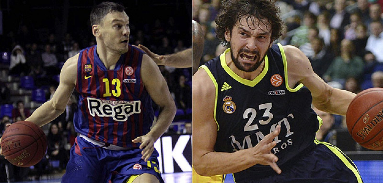 Jasikevicius y Llull, frente a frente.