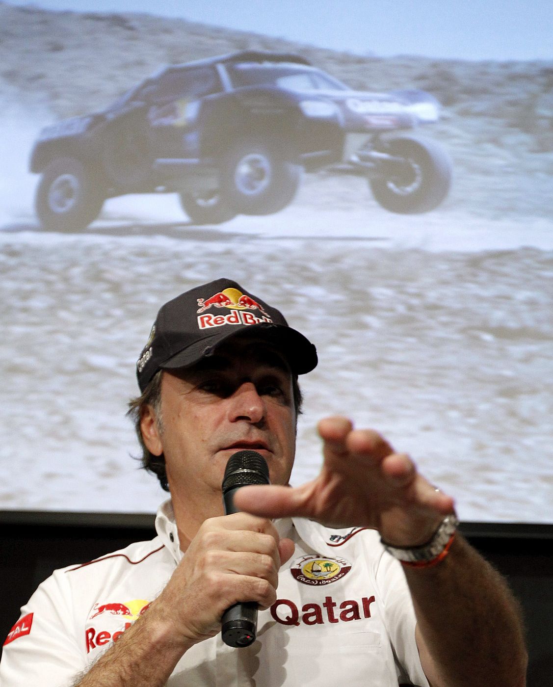 El piloto de coches Carlos Sainz, vencedor del Dakar en 2010