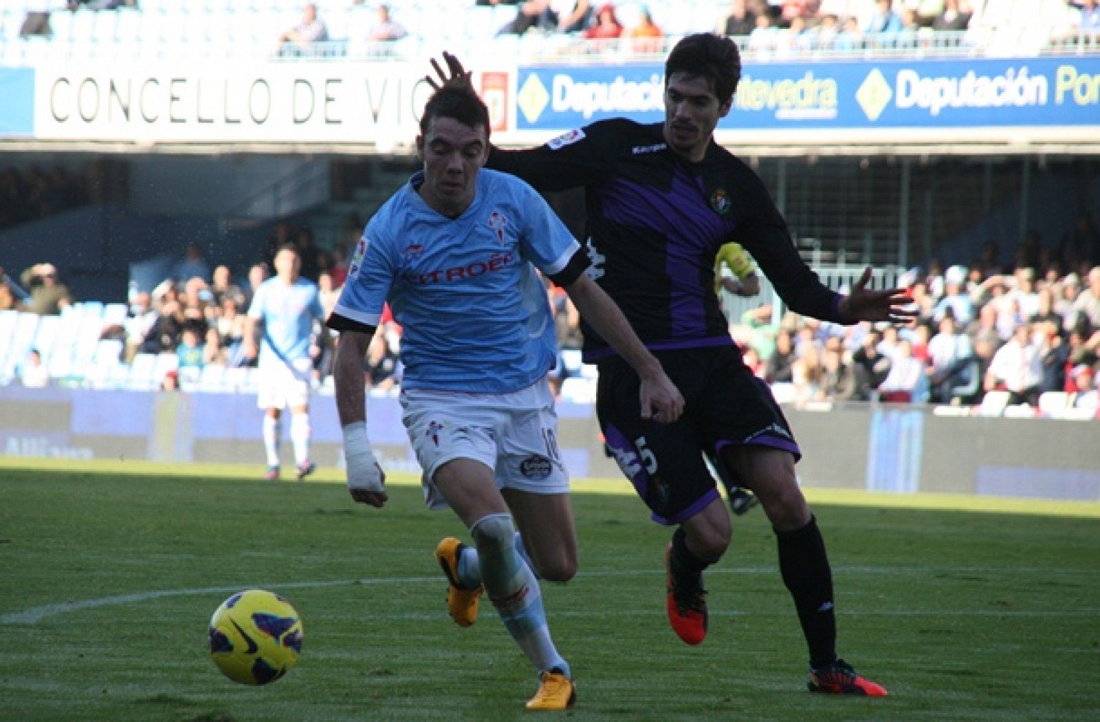 El Celta ha ganado al Valladolid 3-1 en Balaídos.