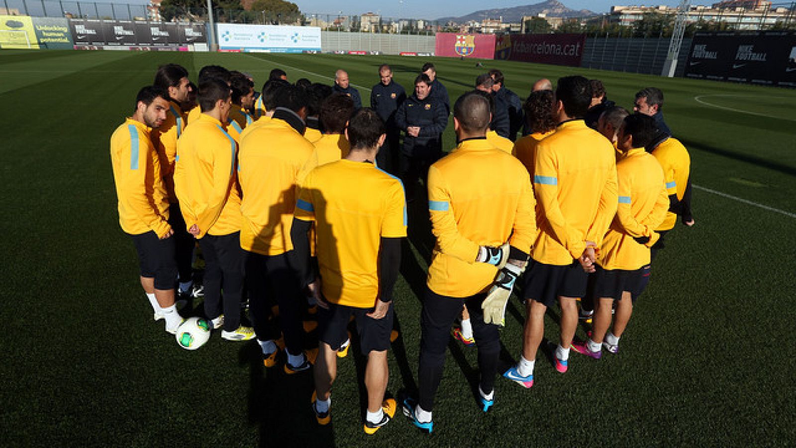 Entrenamiento del Barça