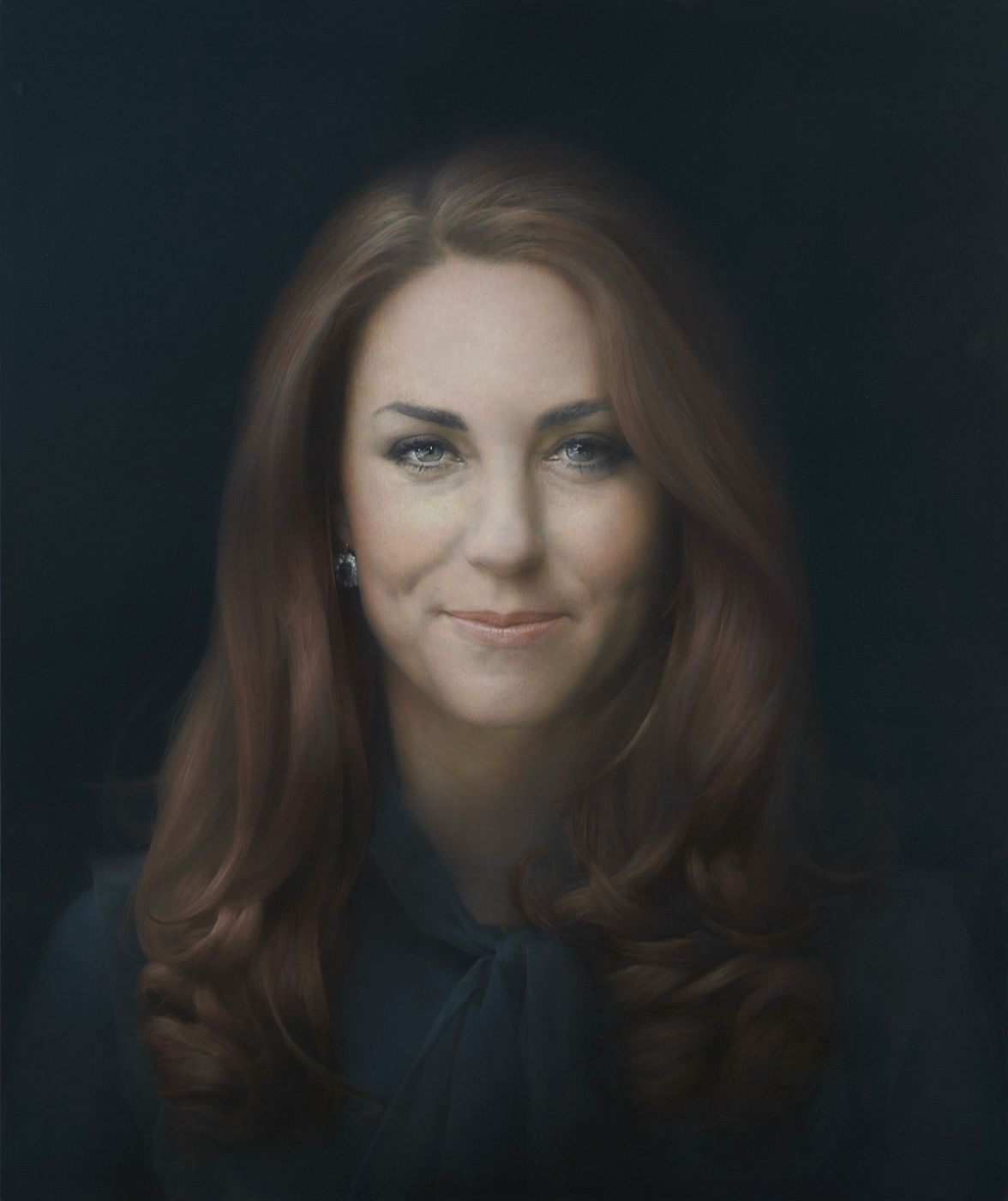 Retrato oficial de la duquesa de Cambridge, de Paul Emsley